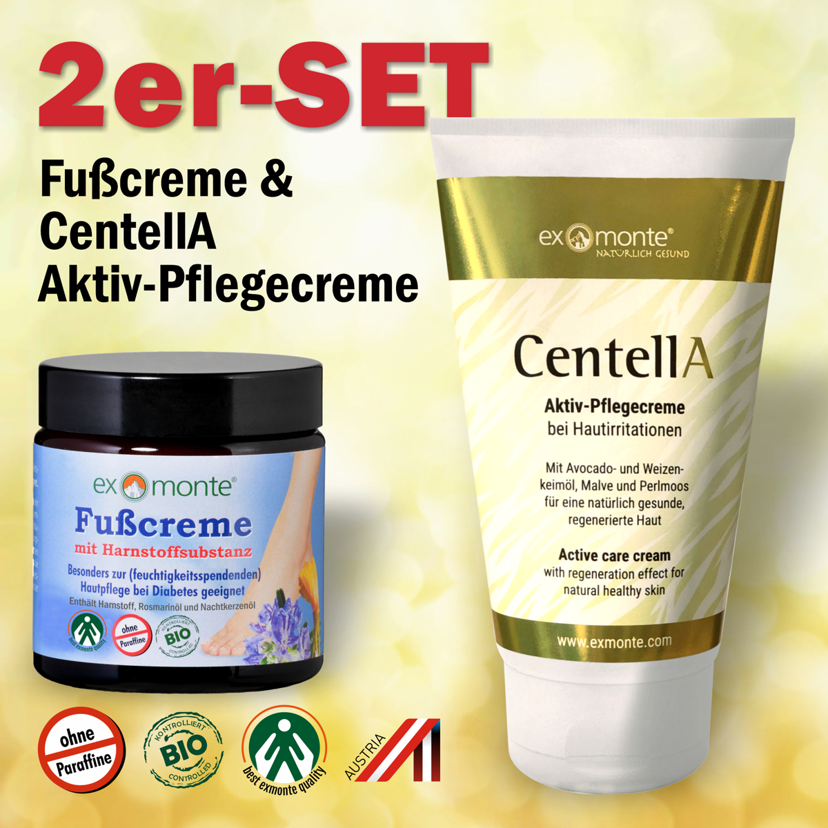 2 Piece Set Foot Cream and CentellA Active care