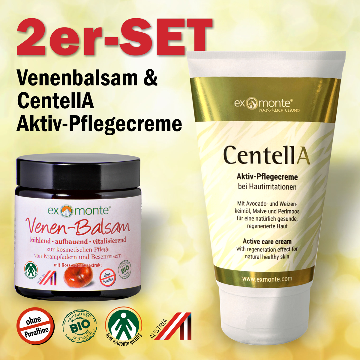 2 Piece Set Veins-Balm and CentellA Active care