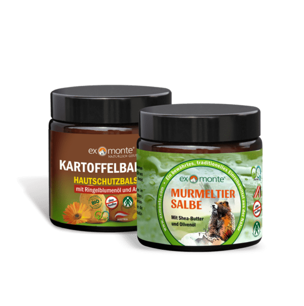 2er-SET: Murmeltiersalbe und Kartoffelbalsam
