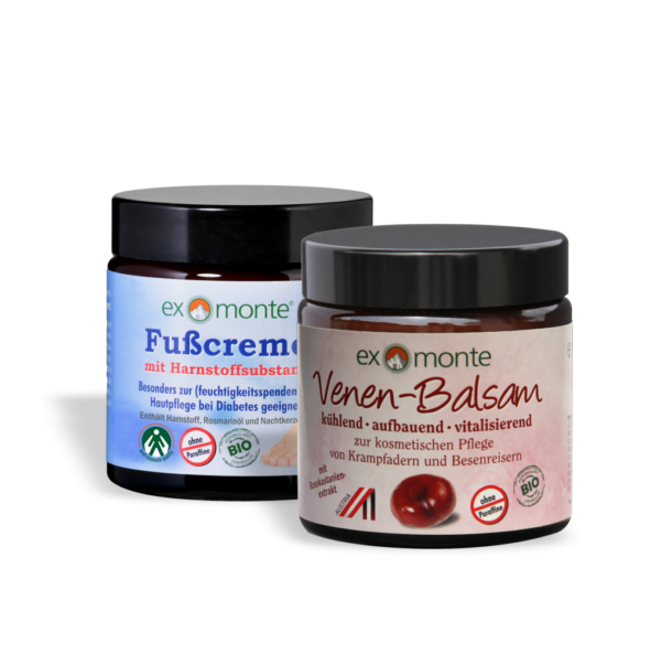 2er-SET: Venenbalsam und Fußcreme